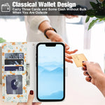Til iPhone 17e / 16e Wallet Case Rhombisk blomsterdesign Flipcover i læder med rem