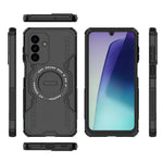 Samsung Galaxy A18 5G / A18 4G / A17 5G / A17 4G Magnetiskt Skal Butterfly Armor Hollow Värmeavledande PC + TPU mobilskal