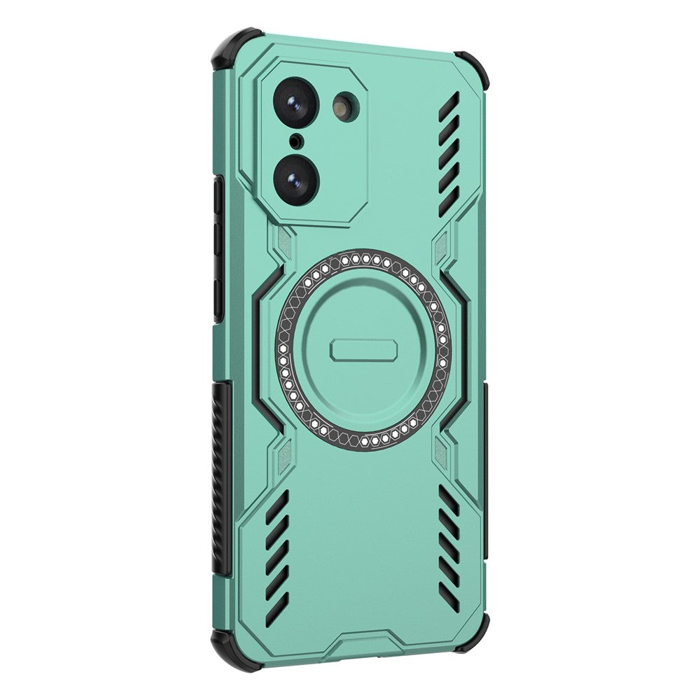 OnePlus Nord CE5 5G / Ace 5 Racing 5G Magnetiskt Skal Butterfly Armor Hollow Värmeavledande PC + TPU mobilskal