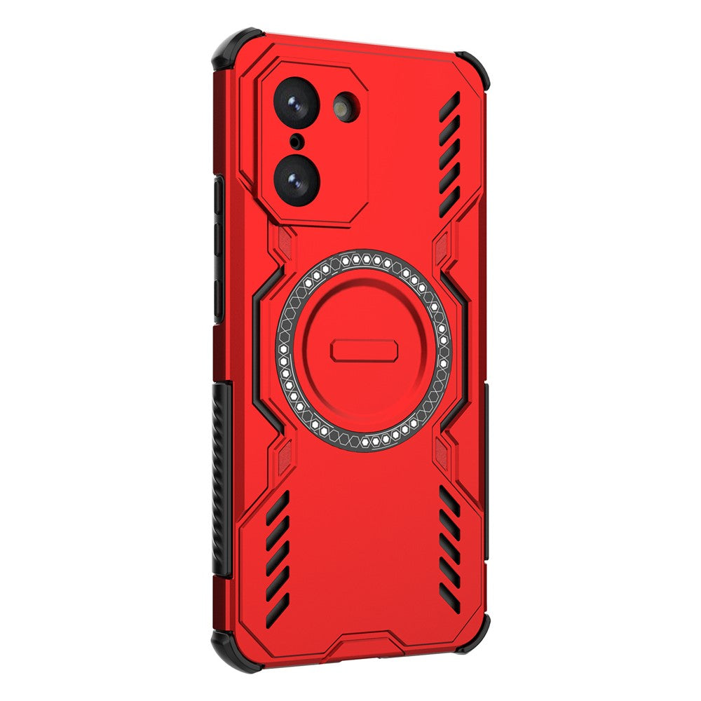 OnePlus Nord CE5 5G / Ace 5 Racing 5G Magnetiskt Skal Butterfly Armor Hollow Värmeavledande PC + TPU mobilskal