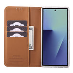 ABEEL For Samsung Galaxy Z Fold7 5G Phone Case RFID Blocking Leather Flip Cover