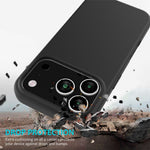 For iPhone 18 Pro / 17 Pro Case Drop Proof Liquid Silicone Soft Lining Back Phone Cover