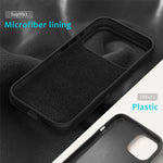 For iPhone 18 Pro / 17 Pro Case Drop Proof Liquid Silicone Soft Lining Back Phone Cover