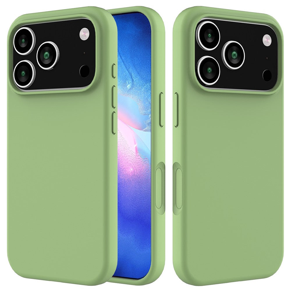 For iPhone 18 Pro / 17 Pro Case Drop Proof Liquid Silicone Soft Lining Back Phone Cover