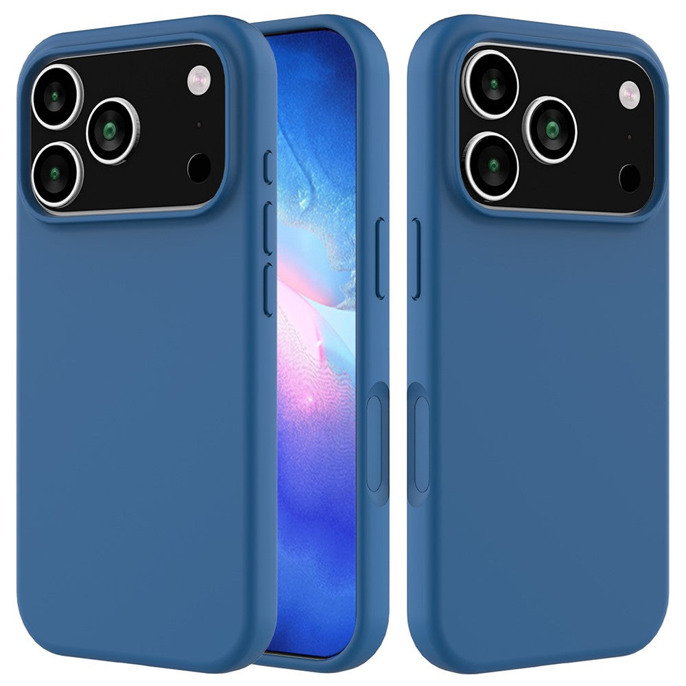 For iPhone 18 Pro / 17 Pro Case Drop Proof Liquid Silicone Soft Lining Back Phone Cover