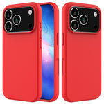 For iPhone 18 Pro / 17 Pro Case Drop Proof Liquid Silicone Soft Lining Back Phone Cover