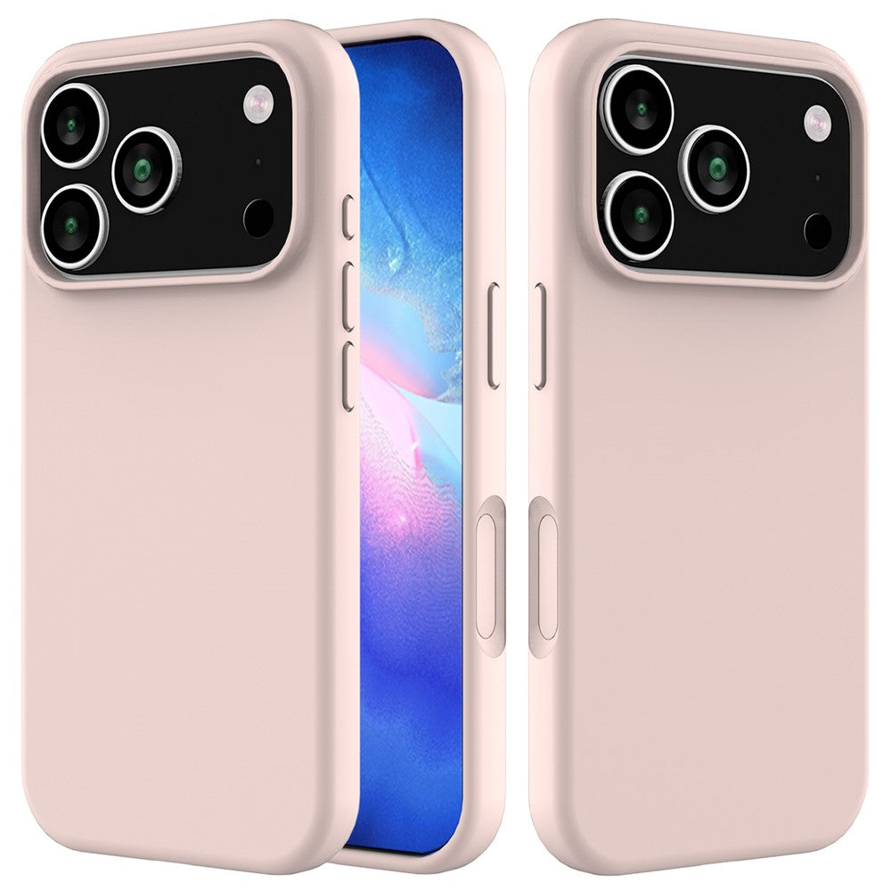 For iPhone 18 Pro / 17 Pro Case Drop Proof Liquid Silicone Soft Lining Back Phone Cover