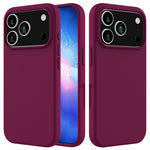 For iPhone 18 Pro / 17 Pro Case Drop Proof Liquid Silicone Soft Lining Back Phone Cover