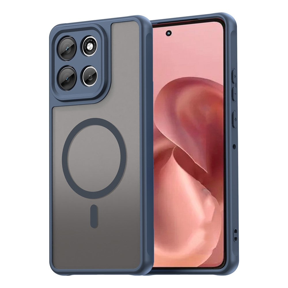 For Motorola Moto G86 5G Magnetic Case Anti Drop PC + TPU Phone Cover