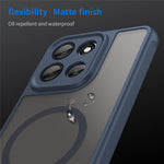 For Motorola Moto G86 5G Magnetic Case Anti Drop PC + TPU Phone Cover