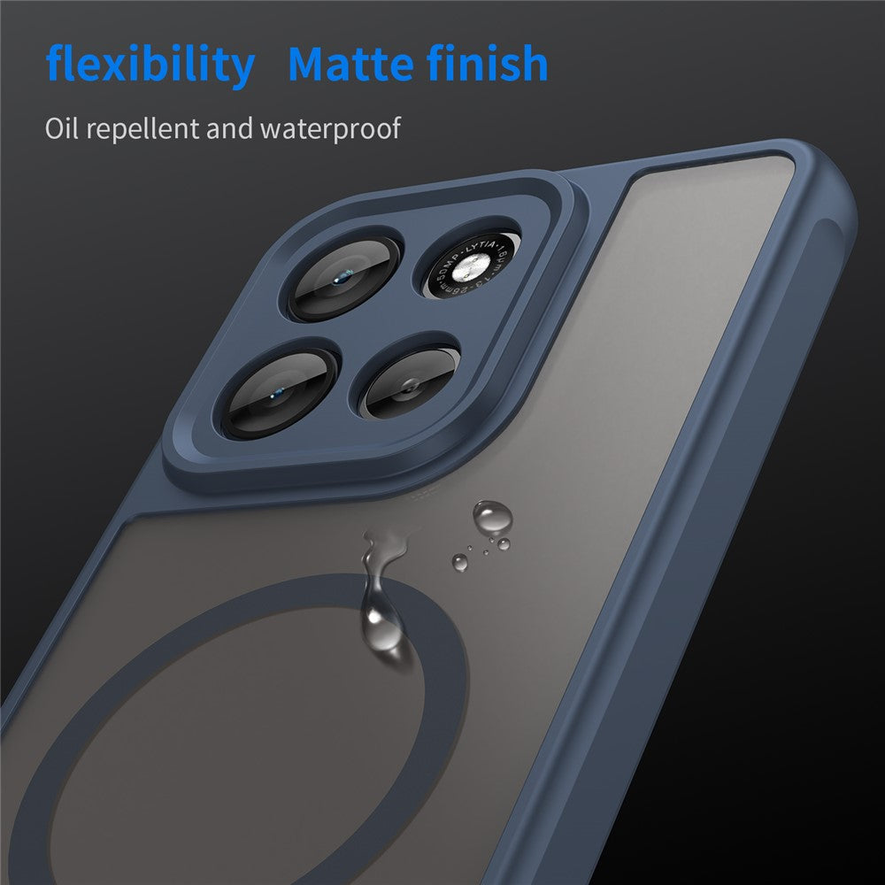 For Motorola Moto G86 5G Magnetic Case Anti Drop PC + TPU Phone Cover