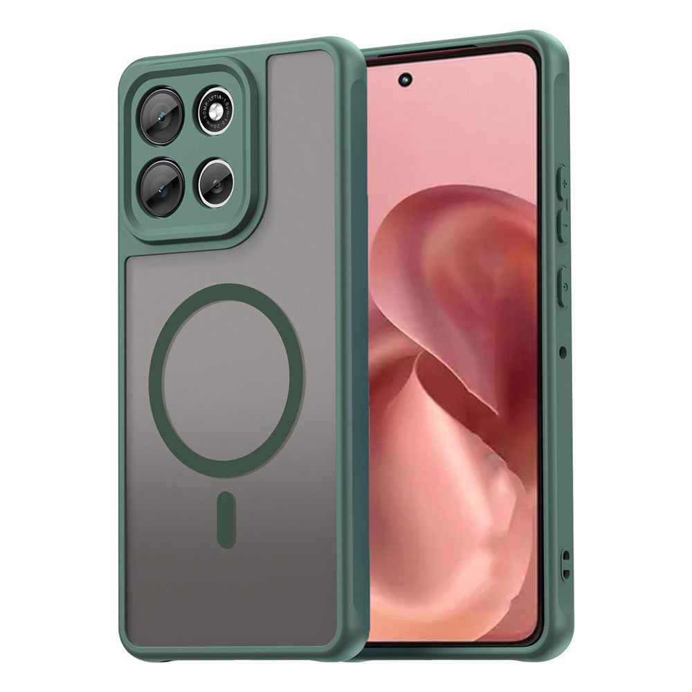 For Motorola Moto G86 5G Magnetic Case Anti Drop PC + TPU Phone Cover