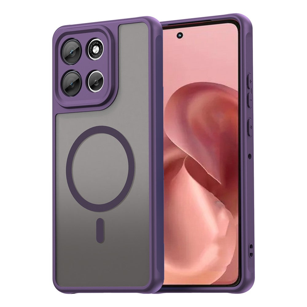 For Motorola Moto G86 5G Magnetic Case Anti Drop PC + TPU Phone Cover