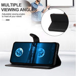 For Samsung Galaxy A08 5G / A07 4G Case Stand Wallet Leather Phone Cover with Strap