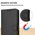 For Samsung Galaxy A08 5G / A07 4G Case Stand Wallet Leather Phone Cover with Strap