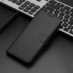 For Samsung Galaxy A08 5G / A07 4G Case Stand Wallet Leather Phone Cover with Strap