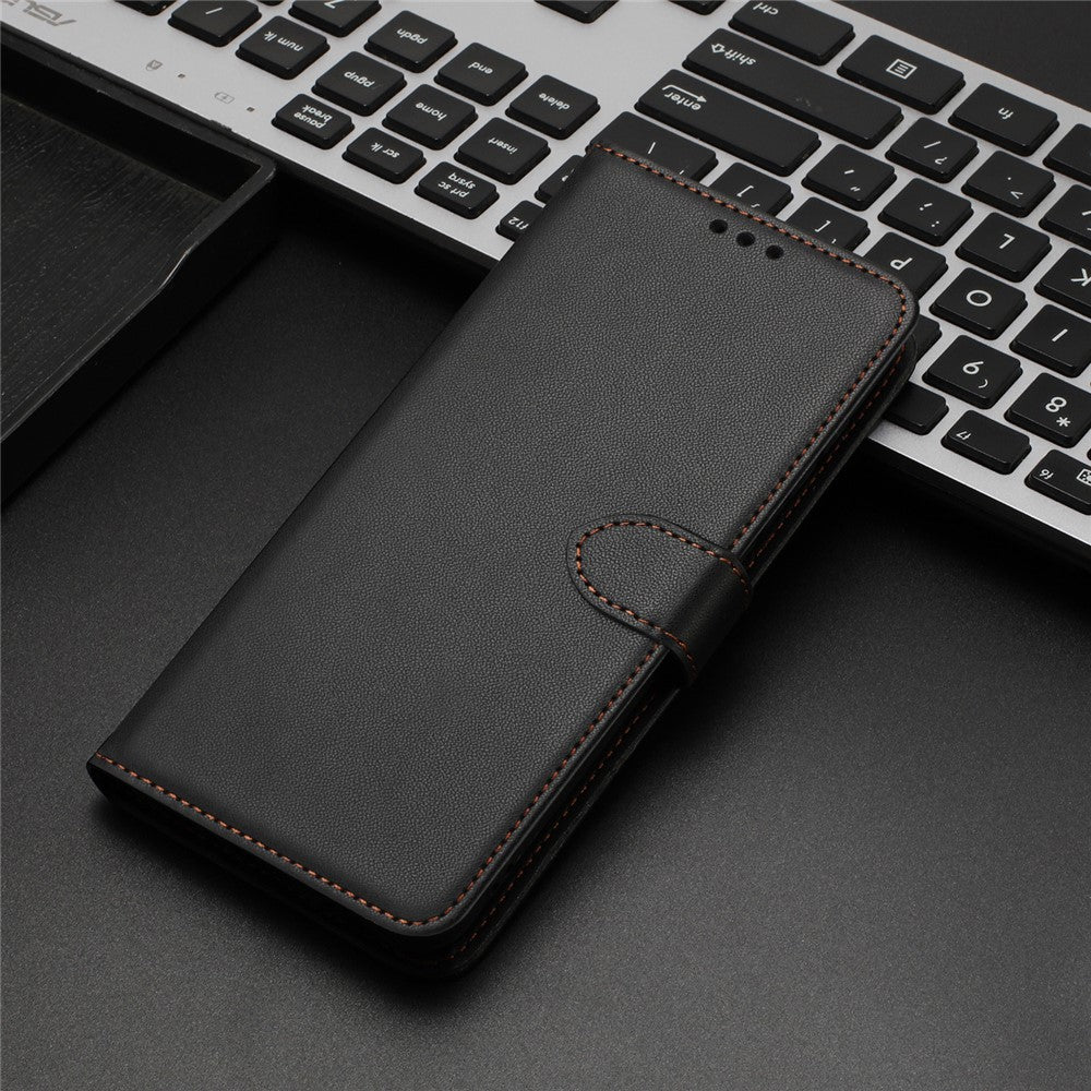 For Samsung Galaxy A08 5G / A07 4G Case Stand Wallet Leather Phone Cover with Strap