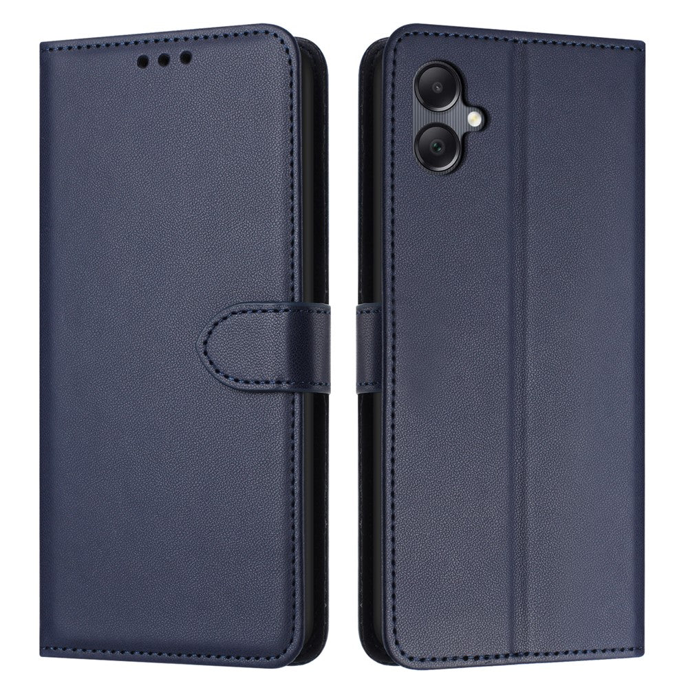 For Samsung Galaxy A08 5G / A07 4G Case Stand Wallet Leather Phone Cover with Strap