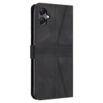 Til Samsung Galaxy A08 5G / A07 4G Cover Trekant Præget Anti-ridse Telefonpung Etui