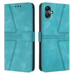 Til Samsung Galaxy A08 5G / A07 4G Cover Trekant Præget Anti-ridse Telefonpung Etui