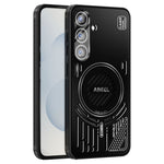 ABEEL Magnetiskt Skal För Samsung Galaxy S25 Aluminiumlegering + PC + TPU Ihåligt Värmeavledande mobilskal