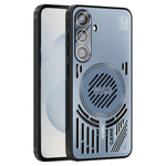 ABEEL Magnetiskt Skal För Samsung Galaxy S25 Aluminiumlegering + PC + TPU Ihåligt Värmeavledande mobilskal