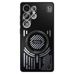 ABEEL För Samsung Galaxy S25 Ultra Magnetiskt Skal Aluminiumlegering + PC + TPU Ihåligt Värmeavledande mobilskal