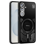 ABEEL For Samsung Galaxy S25+ Magnetic Case Aluminum Alloy + PC + TPU Hollow Heat Dissipation Phone Cover