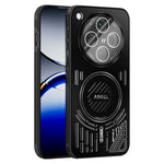 ABEEL For Oppo Find X8 5G Magnetic Case Aluminium Alloy + PC + TPU Hollow Heat Dissipation Phone Cover