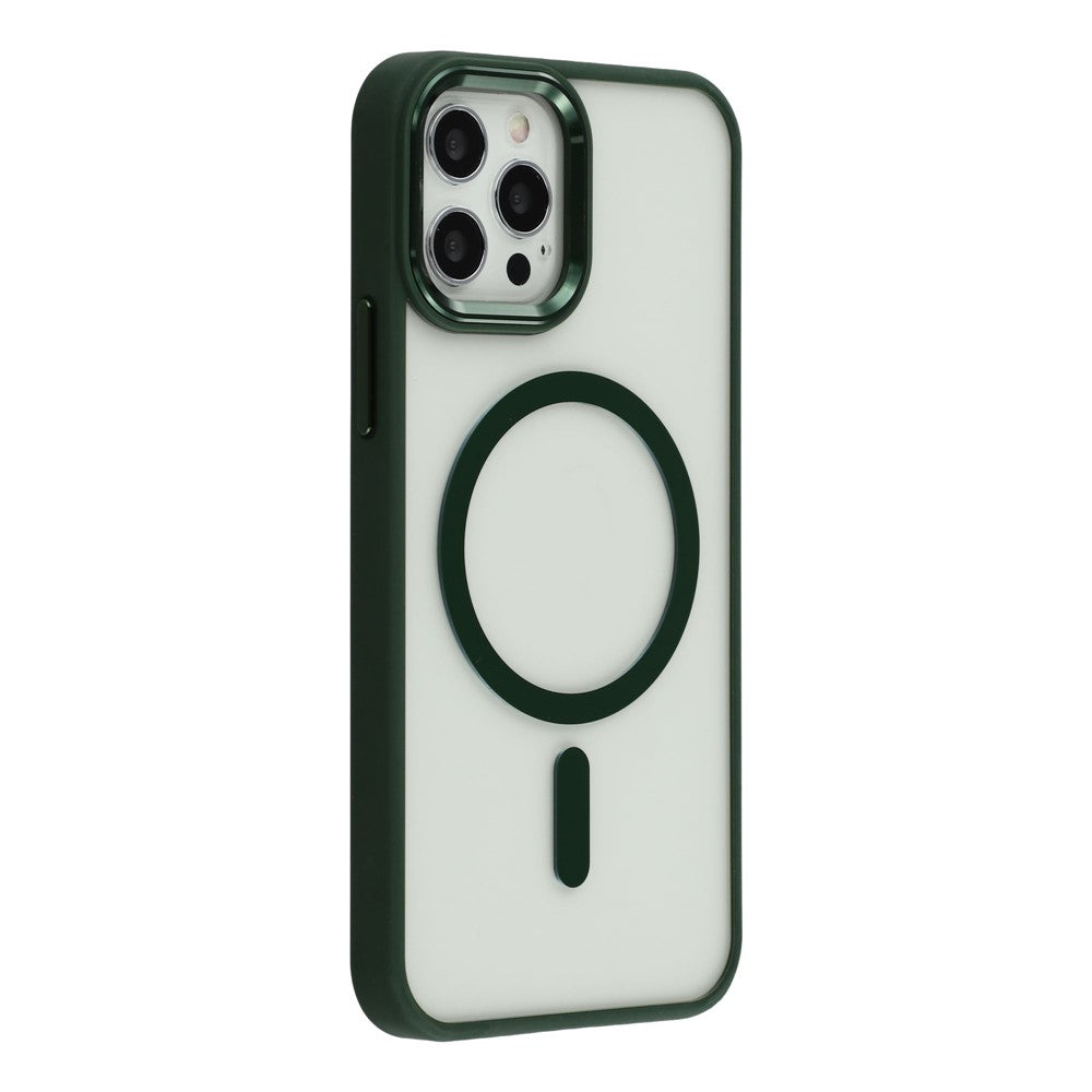 Til iPhone 12 / 12 Pro Cover Kompatibel med MagSafe Anti-Drop TPU+PC Telefoncover