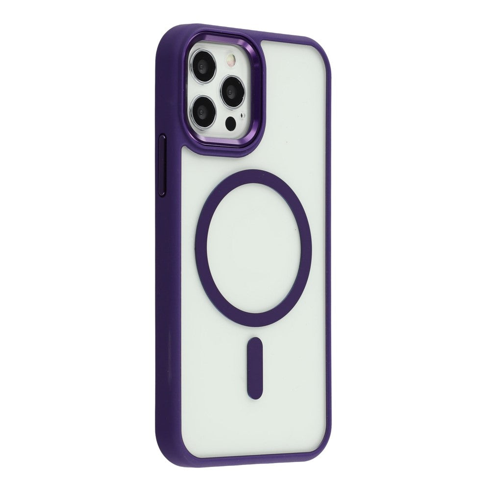 Til iPhone 12 / 12 Pro Cover Kompatibel med MagSafe Anti-Drop TPU+PC Telefoncover
