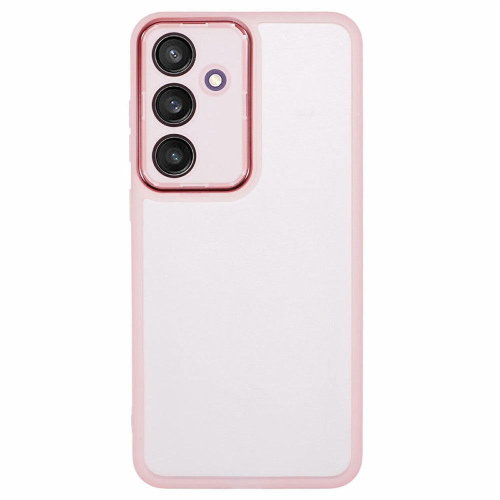For Samsung Galaxy S25 FE Case Electroplated Camera Frame TPU Phone Cover
