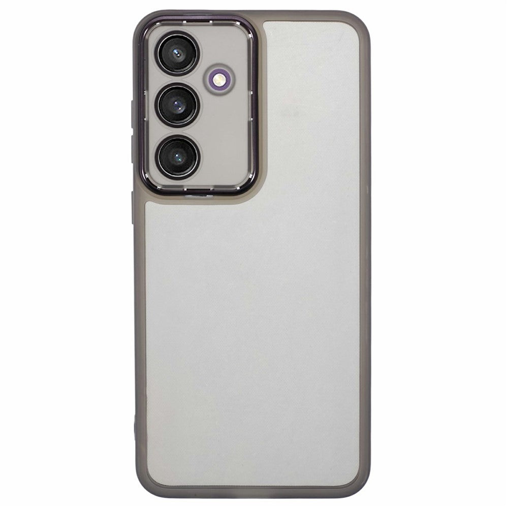For Samsung Galaxy S25 FE Case Electroplated Camera Frame TPU Phone Cover