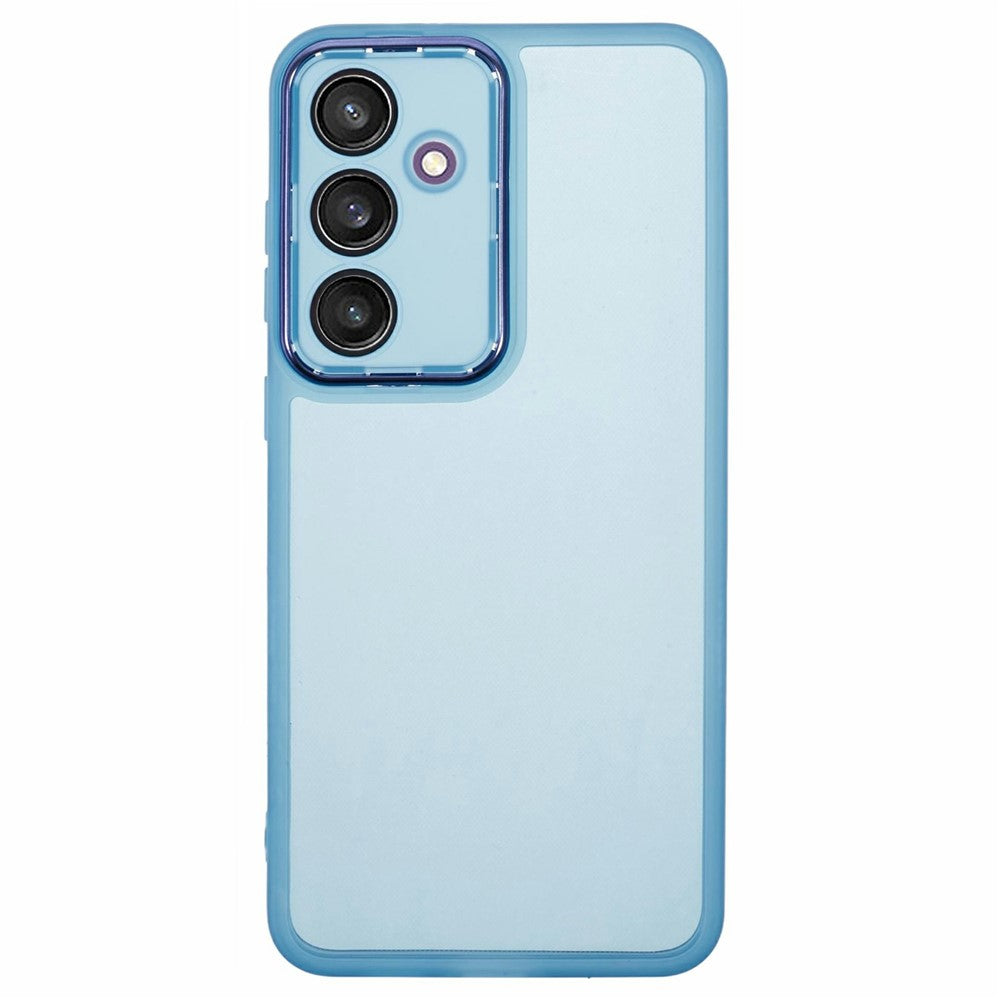 For Samsung Galaxy S25 FE Case Electroplated Camera Frame TPU Phone Cover