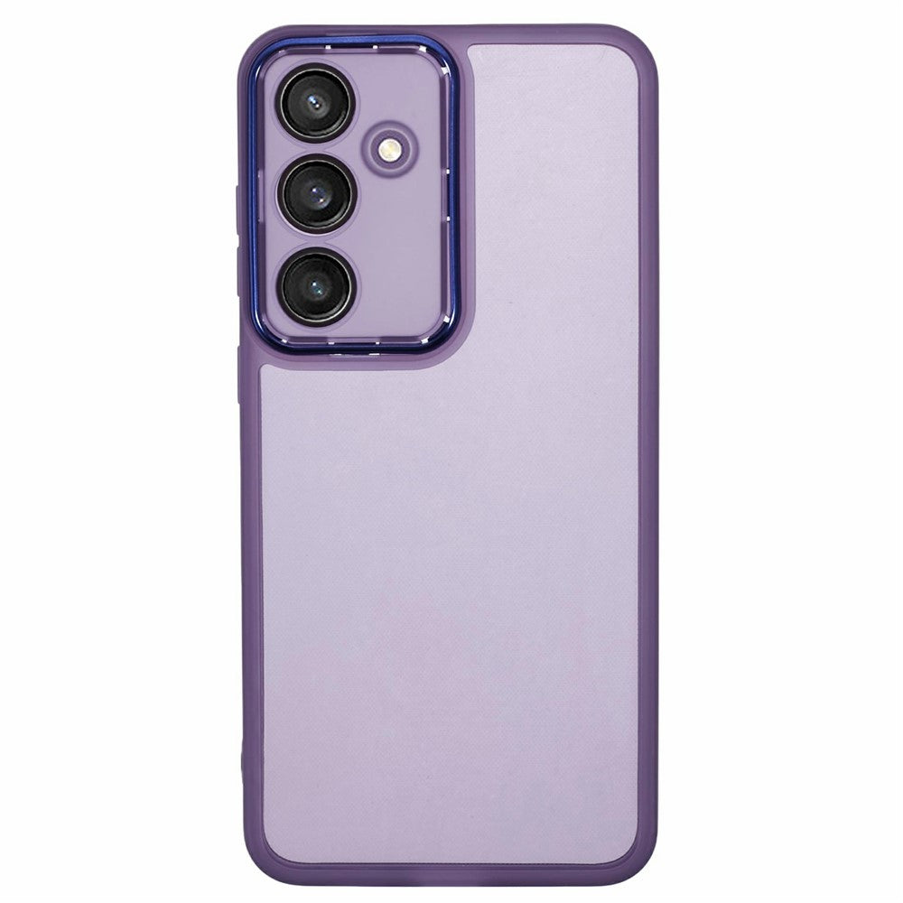 For Samsung Galaxy S25 FE Case Electroplated Camera Frame TPU Phone Cover