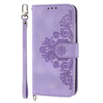 For Xiaomi 12X 5G / 12 5G / 12S 5G Imprinted Flowers Stand Wallet Leather Case Multiple Card Slots Skin-touch Phone Cover with Wrist Strap and Shoulder Strap