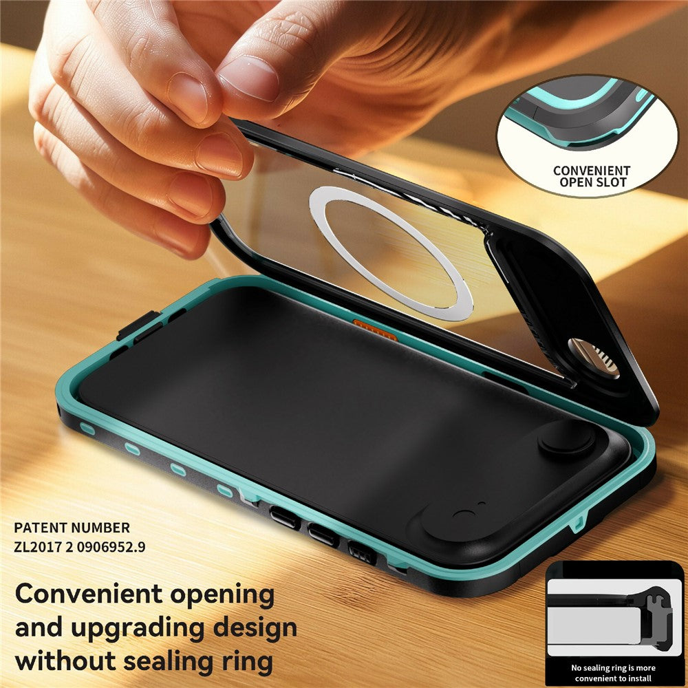 REDPEPPER Dot+ Series for iPhone Air Cellphone Case Compatible with MagSafe IP68 Waterproof Clear Back Phone Cover