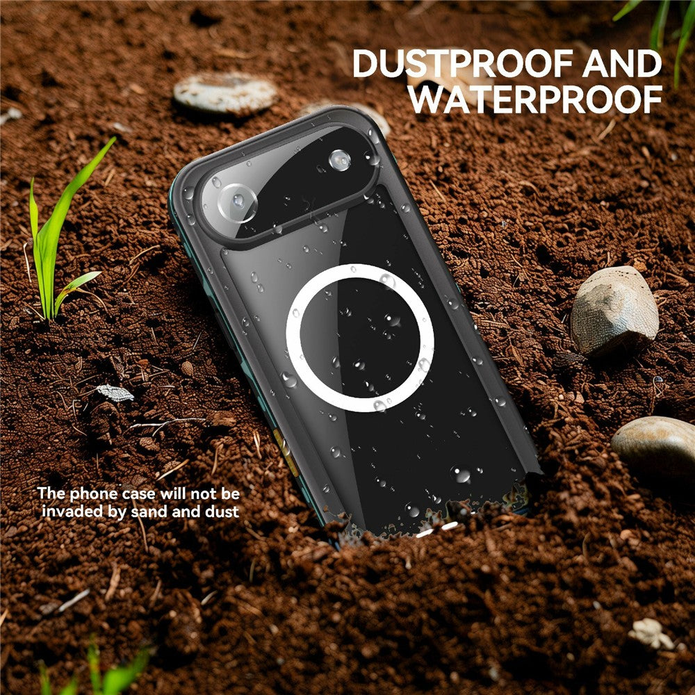 REDPEPPER Dot+ Series for iPhone Air Cellphone Case Compatible with MagSafe IP68 Waterproof Clear Back Phone Cover
