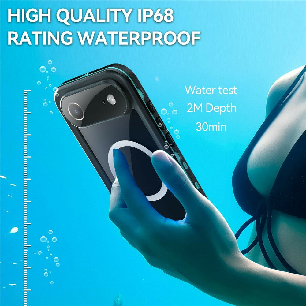REDPEPPER Dot+ Series for iPhone Air Cellphone Case Compatible with MagSafe IP68 Waterproof Clear Back Phone Cover
