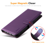 ENKAY HAT PRINCE til Samsung Galaxy A07 4G Wallet Case med rem RFID-blokerende læder stativ telefoncover