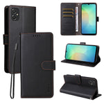 ENKAY HAT PRINCE For Samsung Galaxy A06 5G / Galaxy A06 4G Wallet Case with Strap RFID Blocking Leather Stand Phone Cover