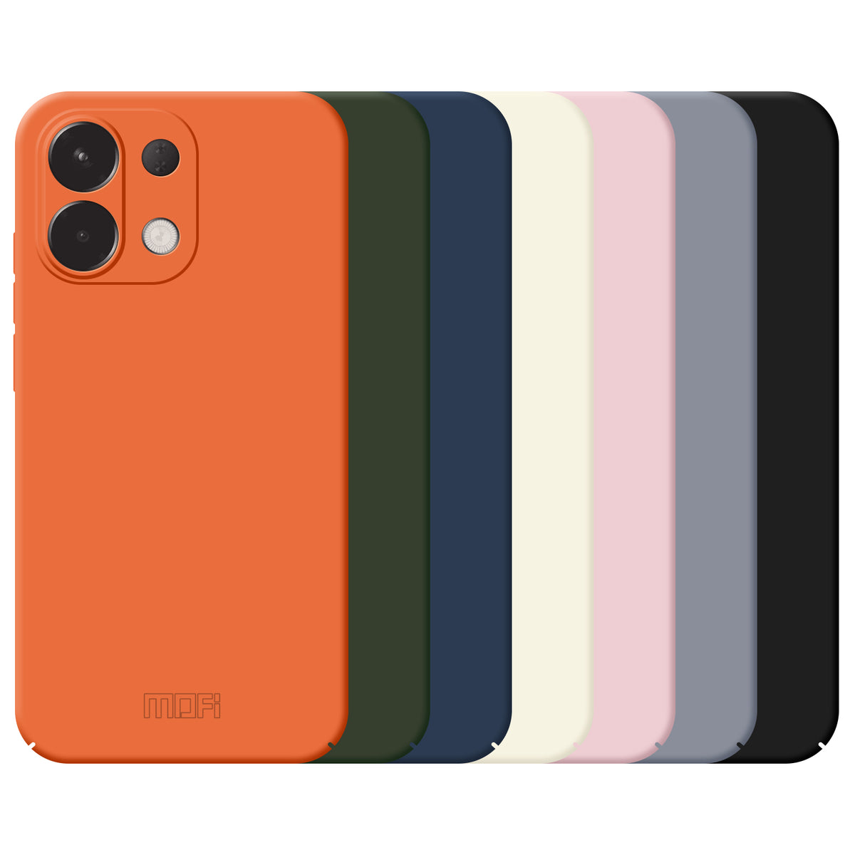 MOFI Til Oppo K12s 5G Telefoncover JK Qin Series Hud-berøringsvenligt Mat Anti-fingeraftryk Bagcover
