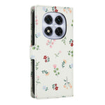 Plånboksfodral för Xiaomi Redmi Note 14 Pro 5G / 14 Pro+ 5G / Poco X7 5G Rombiskt blommönster Läderflikfodral med rem
