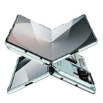 For Samsung Galaxy Z Fold8 Ultra / Z Fold7 5G Case Kickstand Slide Lens Lid PC + TPU Drop-Proof Phone Cover