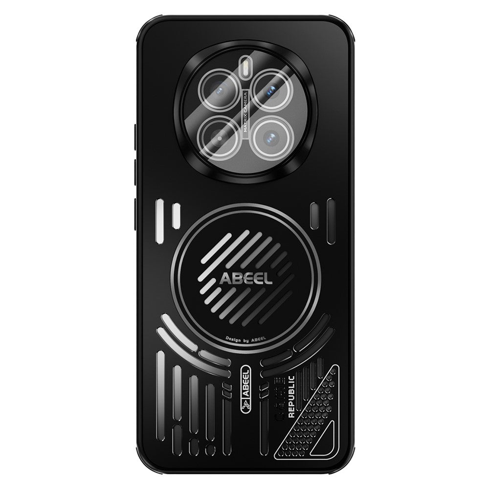 ABEEL For Honor Magic7 5G Magnetic Case Aluminium Alloy + PC + TPU Hollow Heat Dissipation Phone Cover