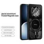 ABEEL For Honor Magic7 5G Magnetic Case Aluminium Alloy + PC + TPU Hollow Heat Dissipation Phone Cover