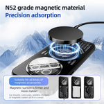 ABEEL For Honor Magic7 5G Magnetic Case Aluminium Alloy + PC + TPU Hollow Heat Dissipation Phone Cover
