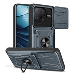 For Xiaomi Poco F7 Pro 5G  /  Redmi K80 5G Case PC + TPU Kickstand Phone Back Cover with Camera Slider