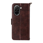 For Xiaomi Redmi A5 NFC (EU) (173.45mm) Leather Case Magnetic Closure Wallet Stand Phone Cover with Crossbody Strap