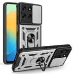 Til Motorola Moto G56 5G Cover med Skydekameralåg PC + TPU Kickstand Telefoncover